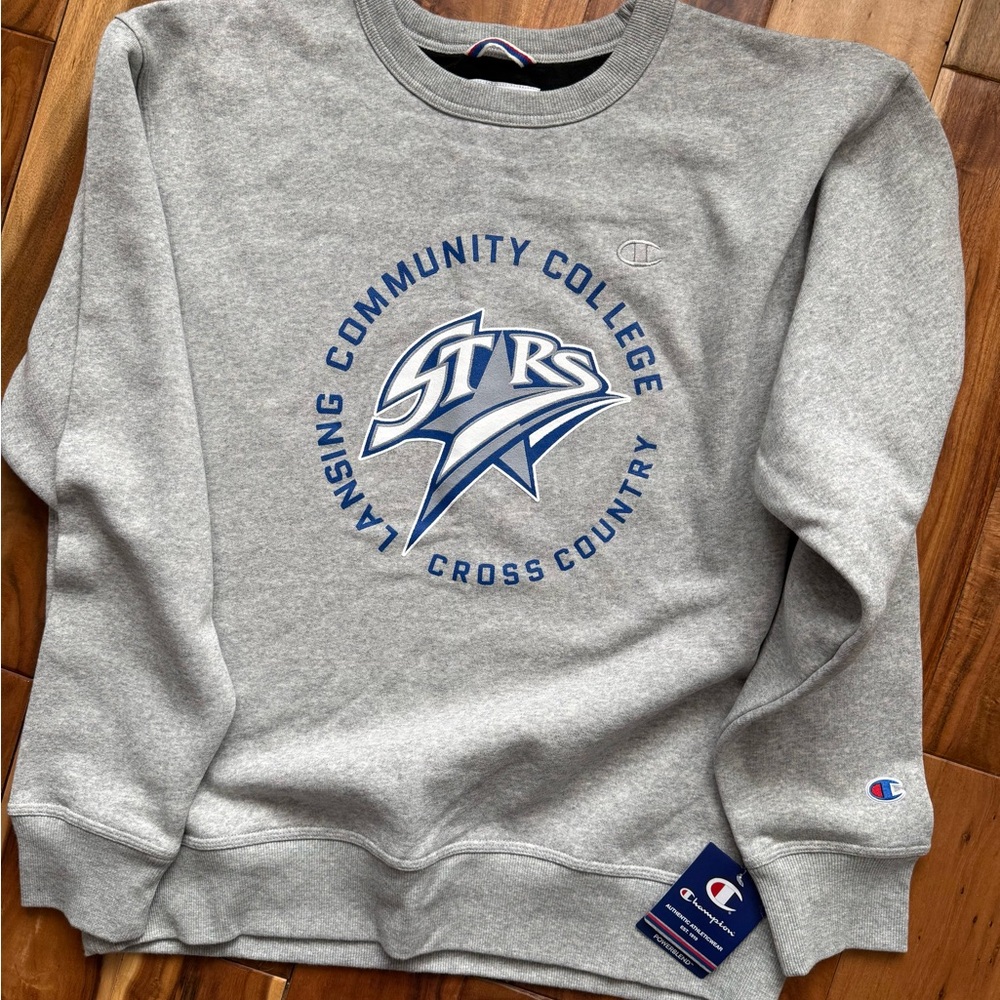 Lansing Community College Stars Crewneck champion brand